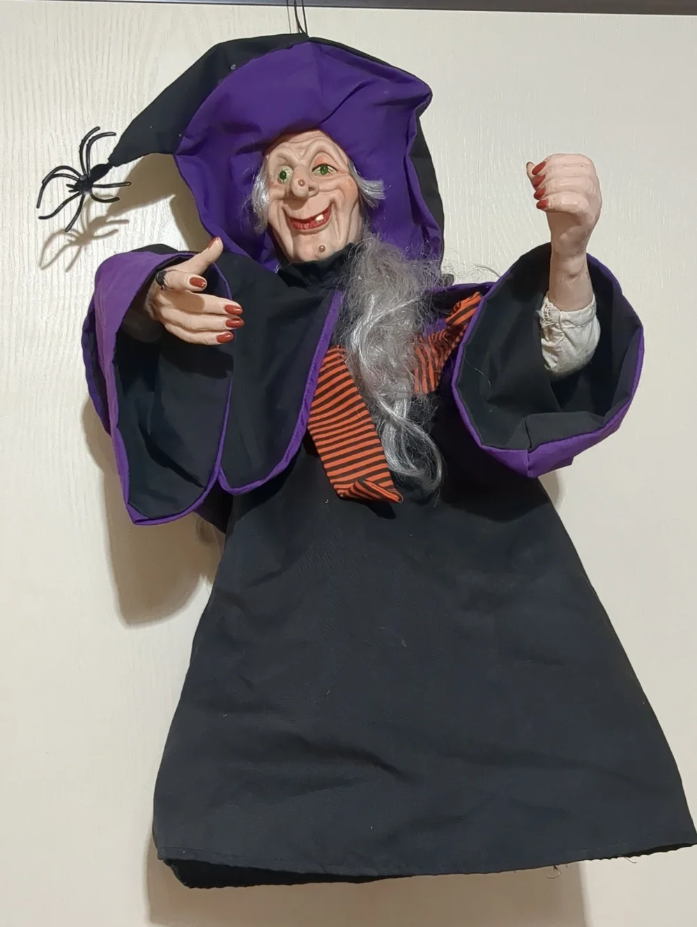 Halloween Flying Witch by Holiday Creations 1998 Rare Halloween Decor 20
